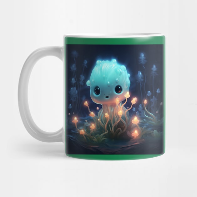 Lumalee - Cute little bioluminescent character by LoFi_Vibes